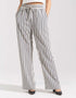 STRIPPED WIDE LEG TROUSERS