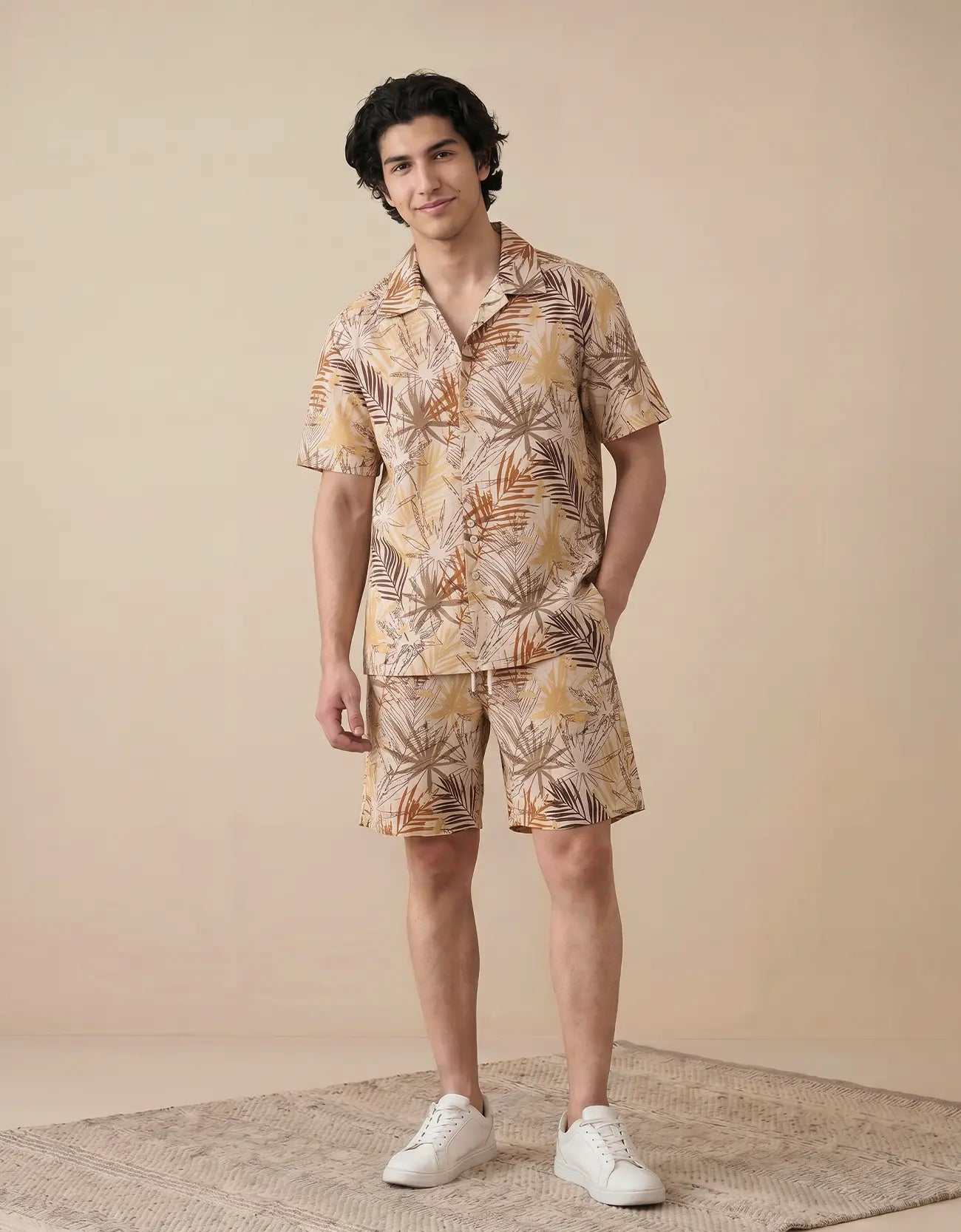 MEN’S PRINTED PREMIUM COTTON SHIRT