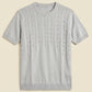 MEN'S TEXTURED KNIT T-SHIRT
