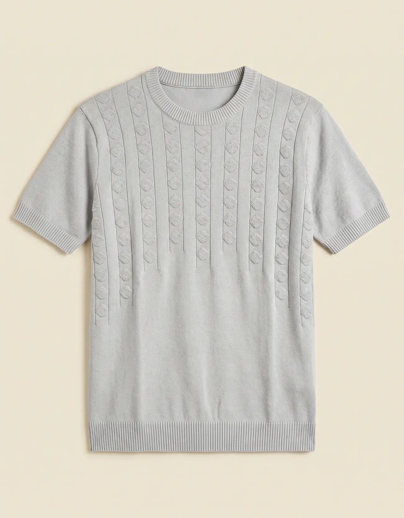 MEN'S TEXTURED KNIT T-SHIRT