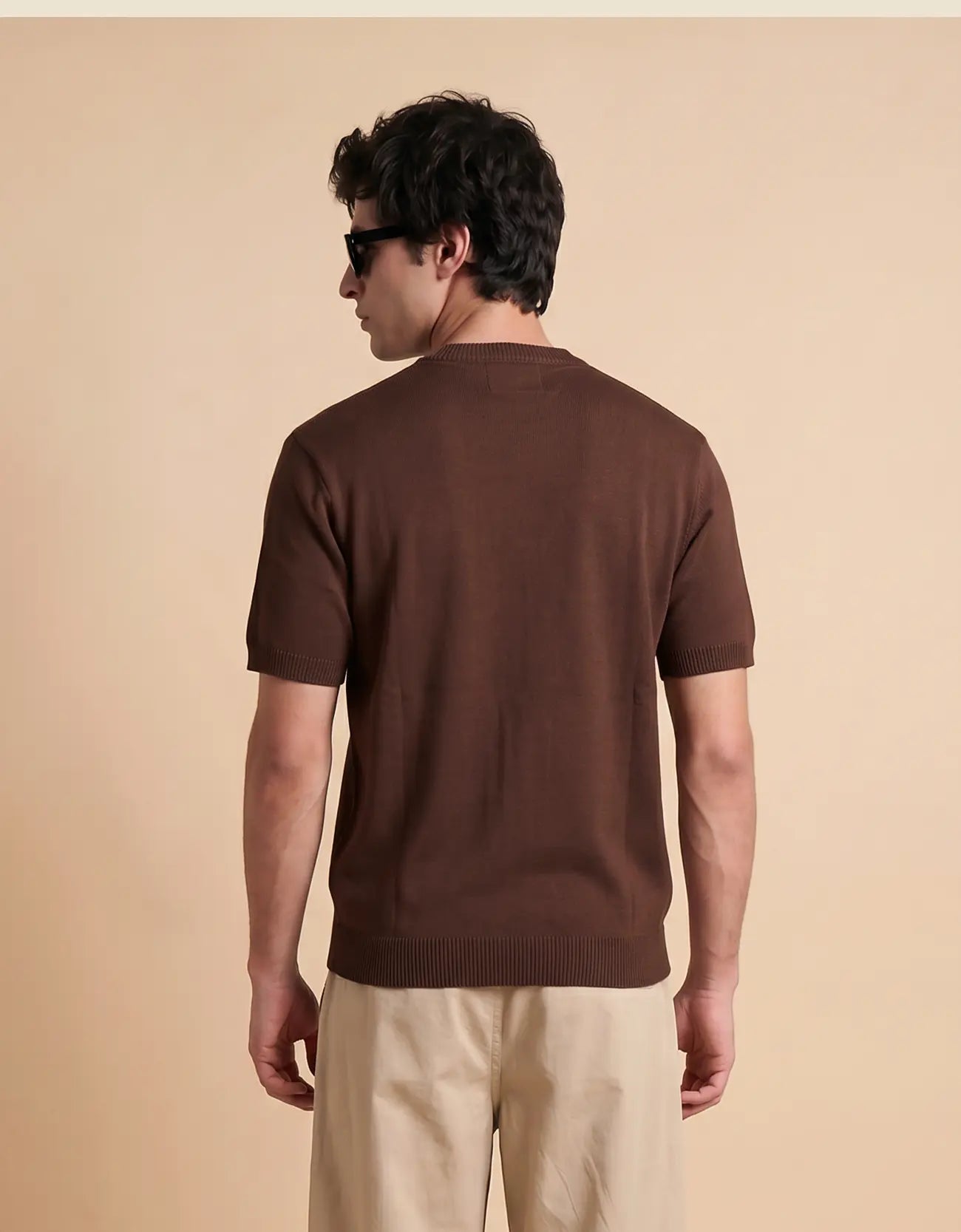 MEN'S TEXTURED KNIT T-SHIRT