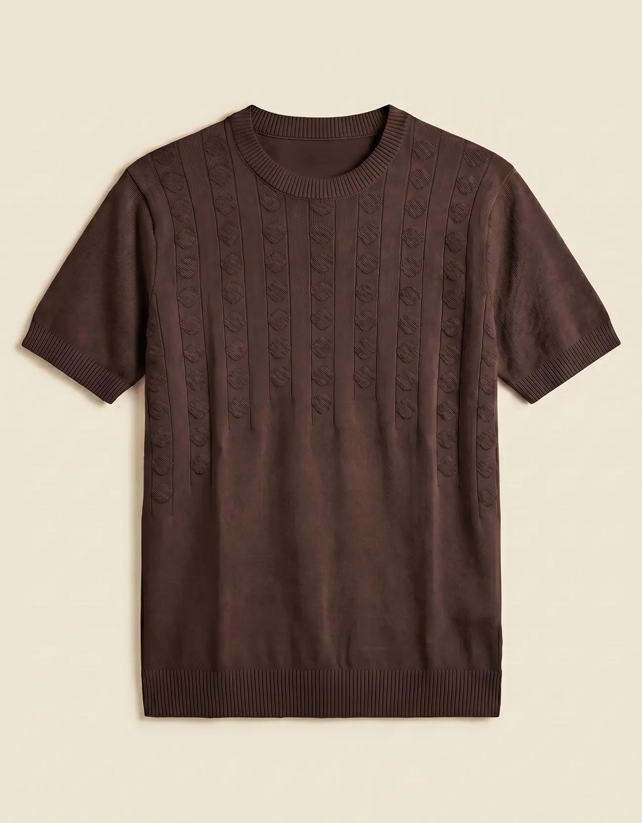 MEN'S TEXTURED KNIT T-SHIRT