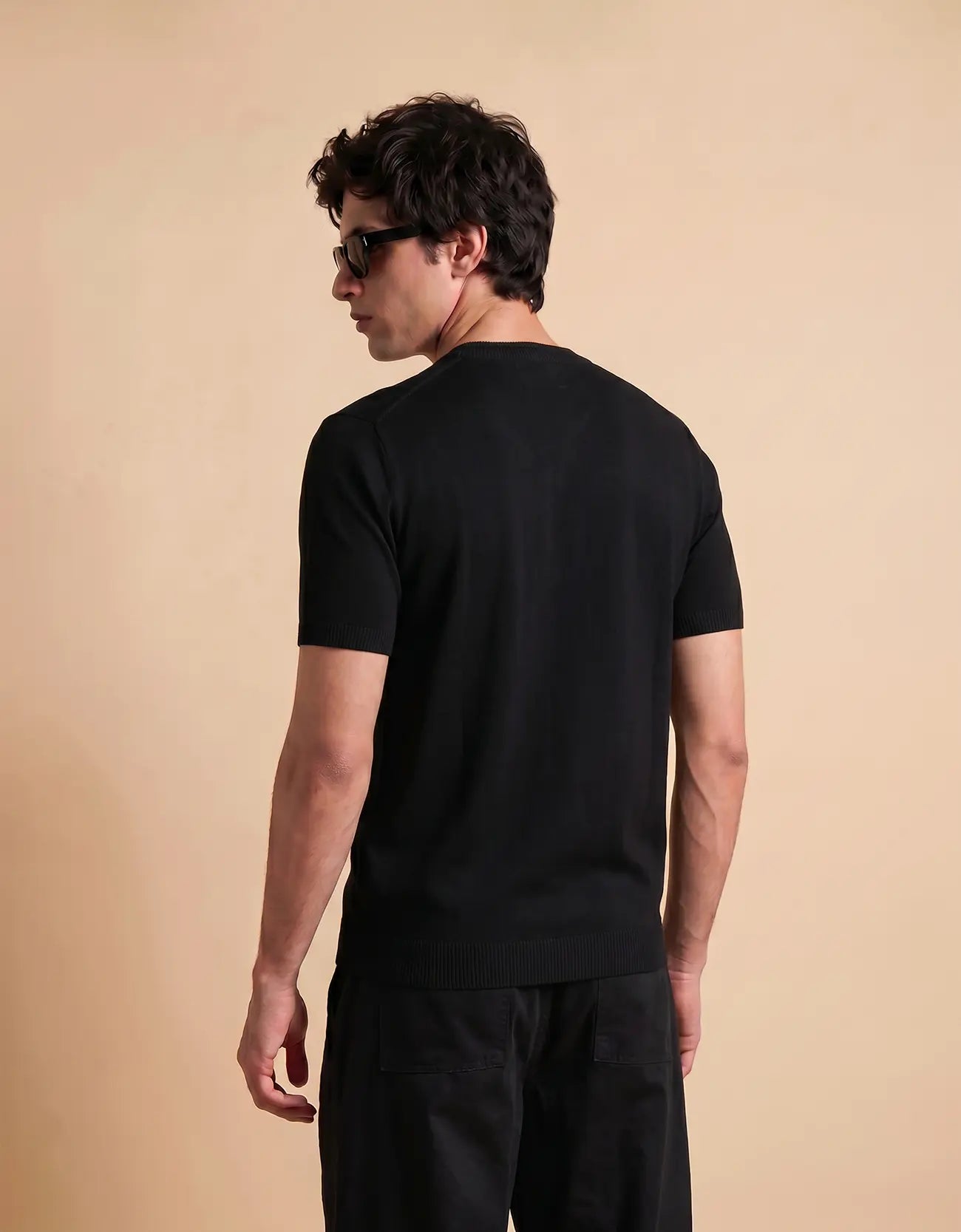 MEN'S TEXTURED KNIT T-SHIRT
