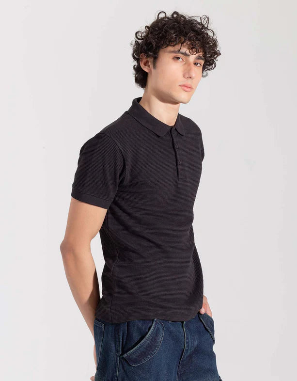 BASIC TEXTURED POLO