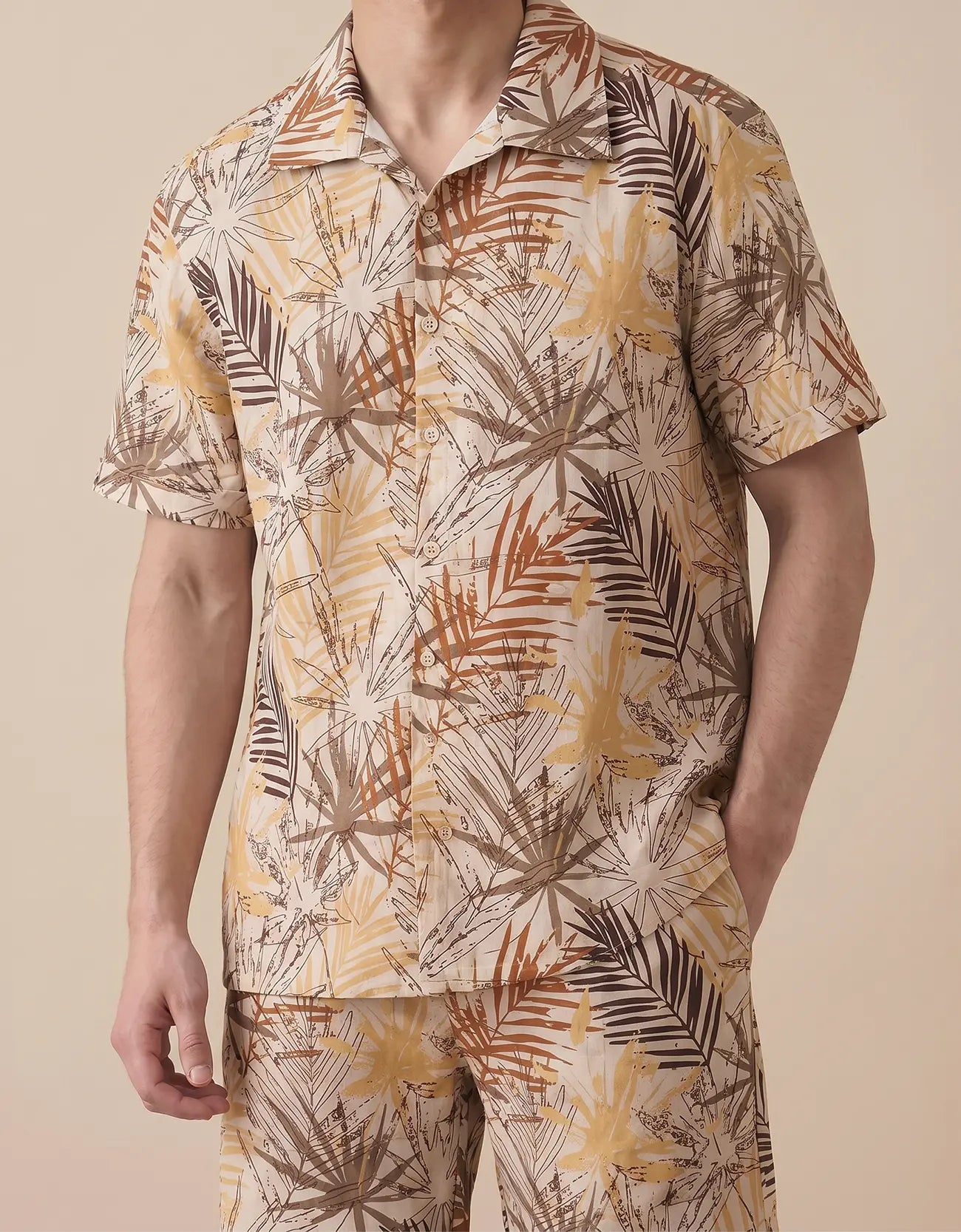 MEN'S PRINTED SHIRT HALF SLEEVES