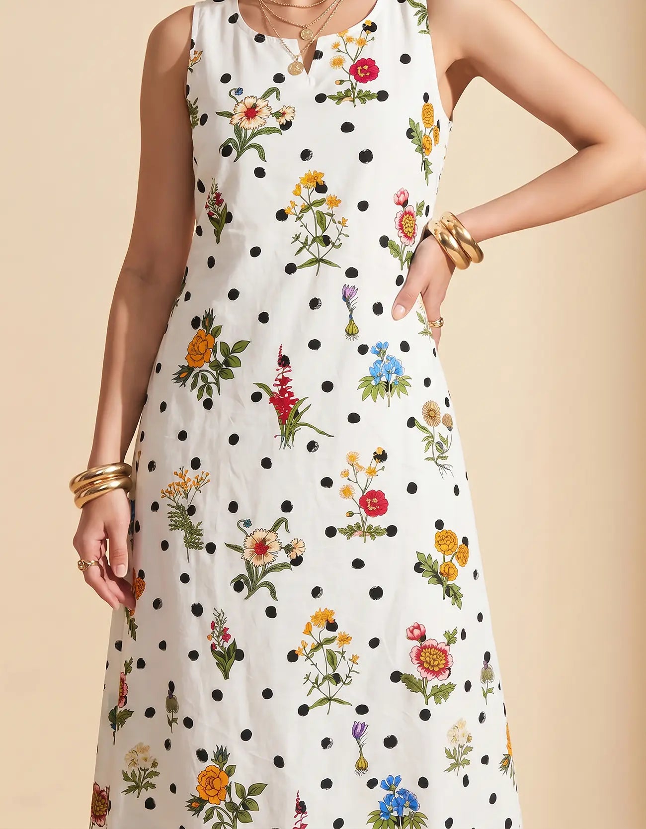 POLKA PROMENADE LONG SHIRT