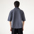 CAMP COLLAR WAFFLE HALF SLEEVES SHIRT