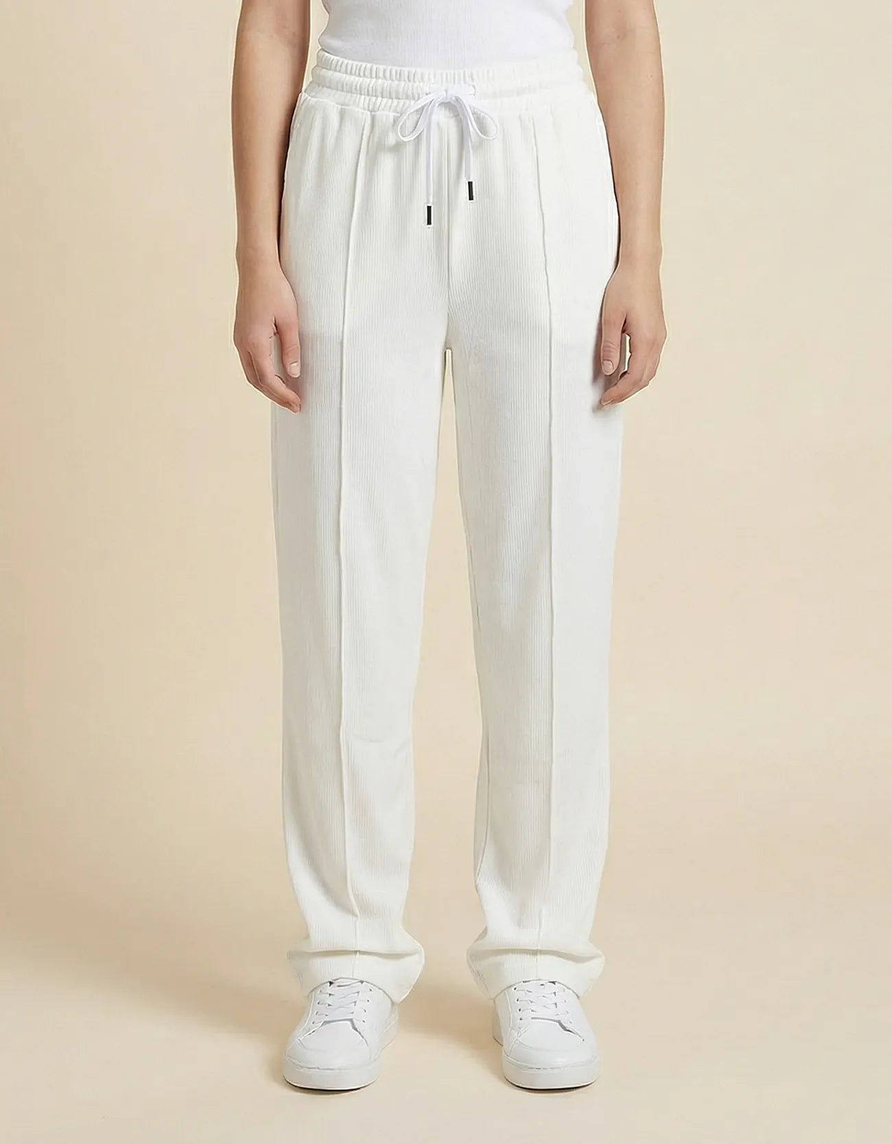 RIBBED WIDE BOTTOM TROUSER