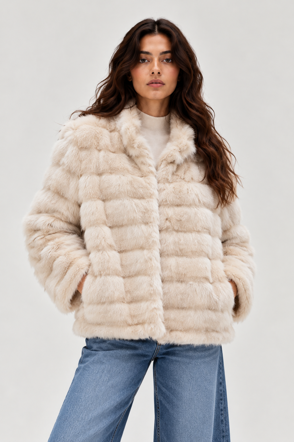 CLASSIC FAUX FUR JACKET