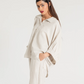LINEN BATWING COLLARED SHIRT WITH TROUSER