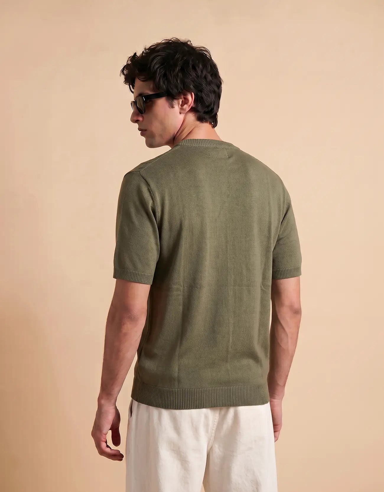 MEN'S TEXTURED KNIT T-SHIRT