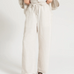 LINEN BATWING COLLARED SHIRT WITH TROUSER