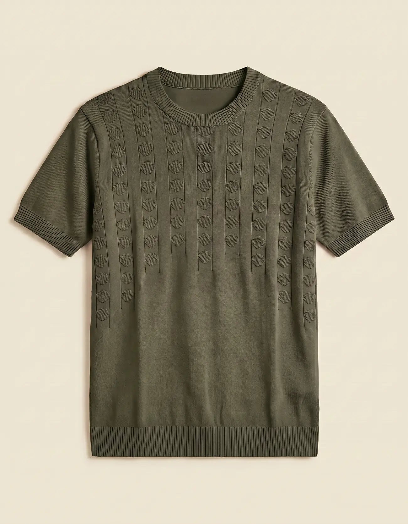 MEN'S TEXTURED KNIT T-SHIRT