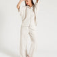 LINEN BATWING COLLARED SHIRT WITH TROUSER