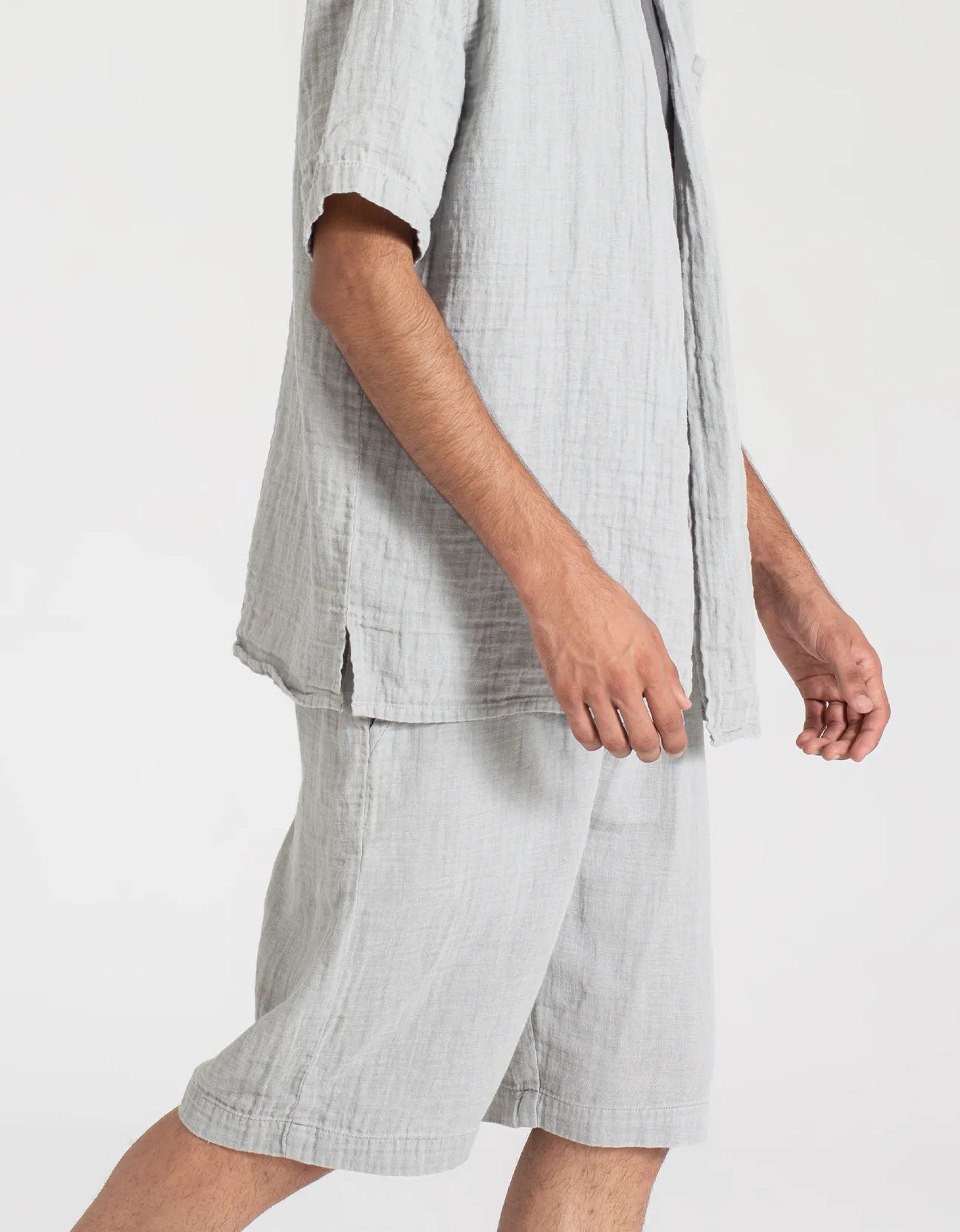 RELAXED FIT MUSLIN SHORTS