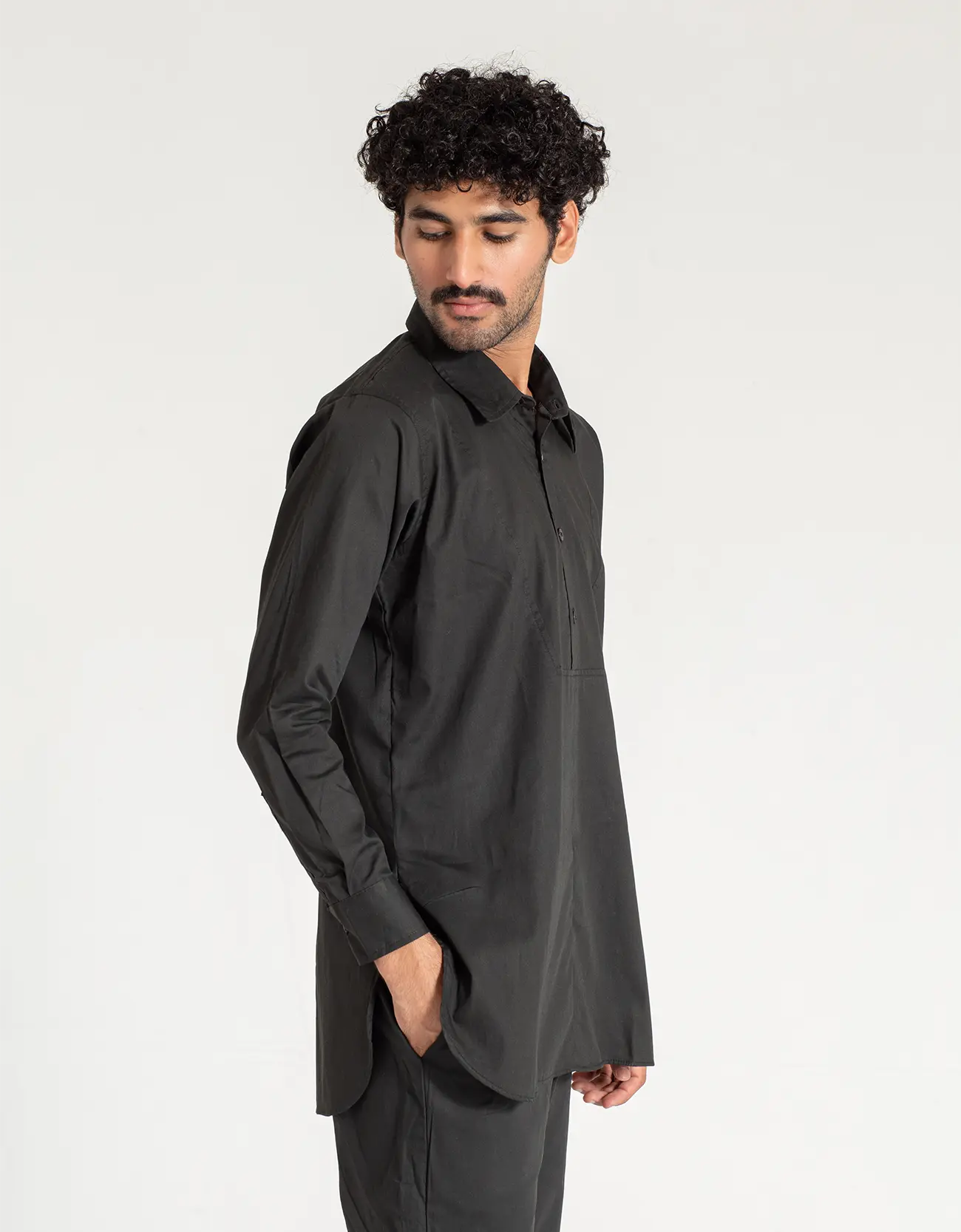 MEN'S COLLAR KURTA