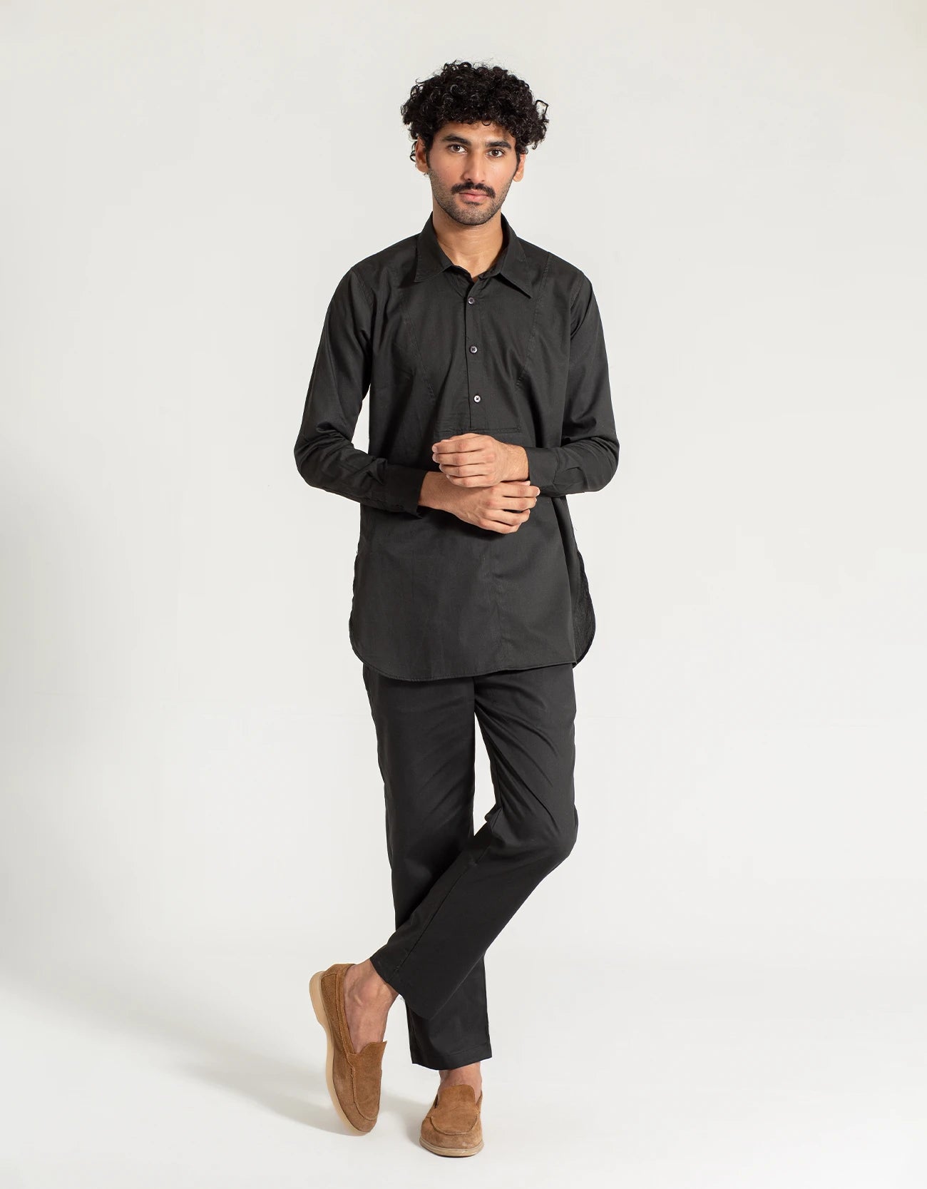 MEN'S COLLAR KURTA