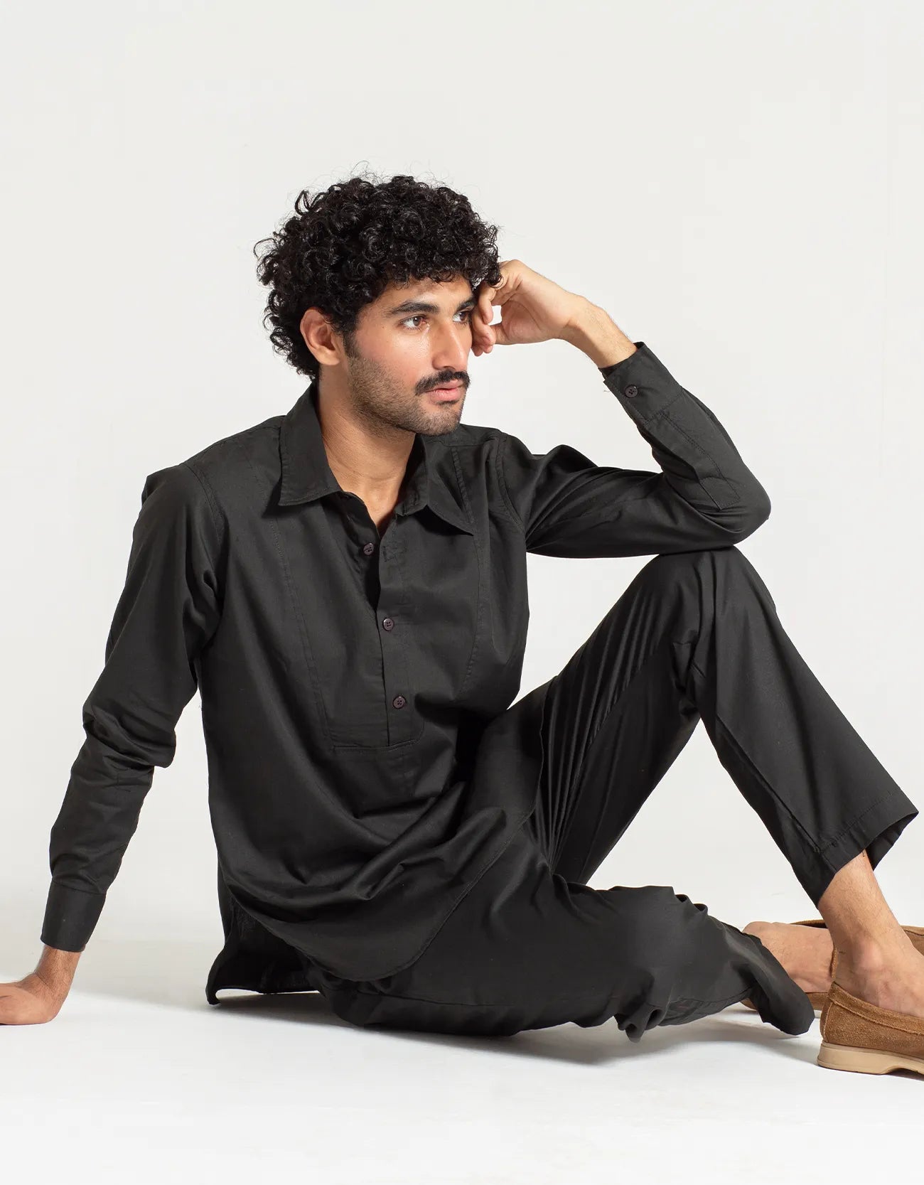 MEN'S COLLAR KURTA
