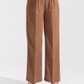 TEXTURED WIDE LEG PANTS