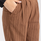 TEXTURED WIDE LEG PANTS