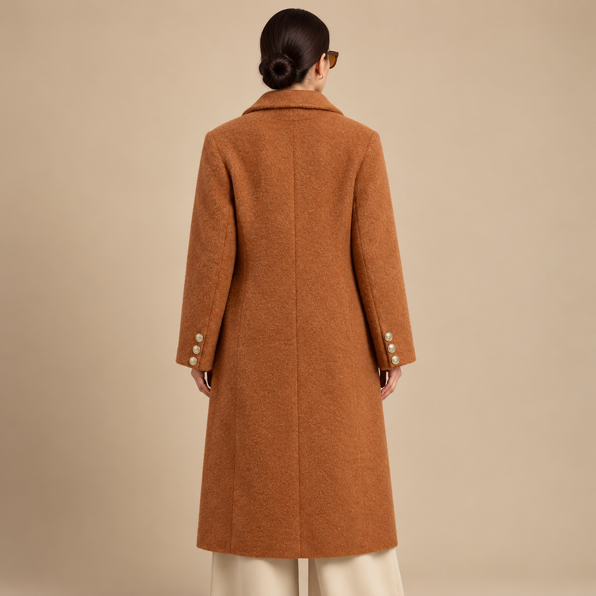 FEATHER FELT OVERCOAT