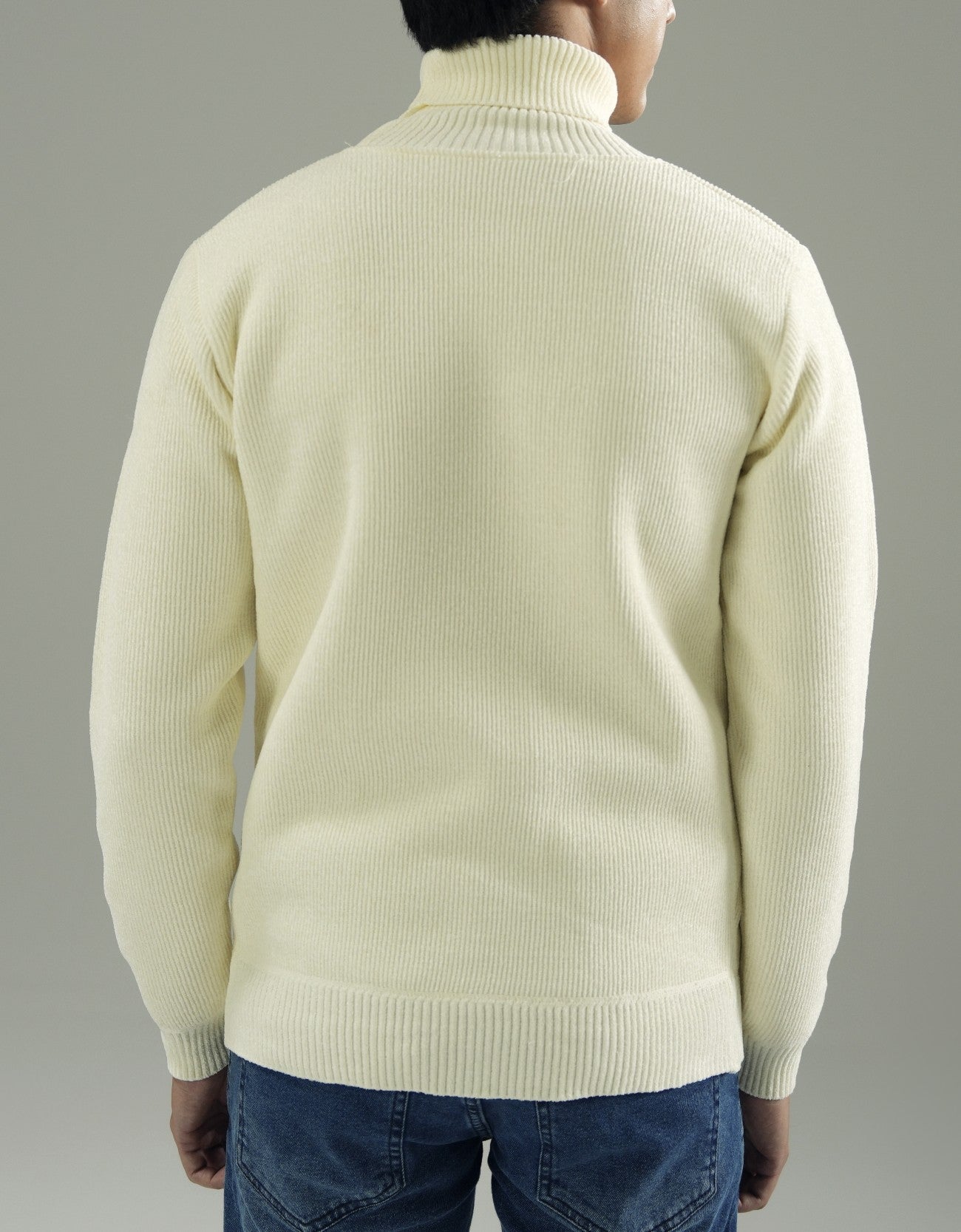 UNISEX TEXTURED TURTLENECK