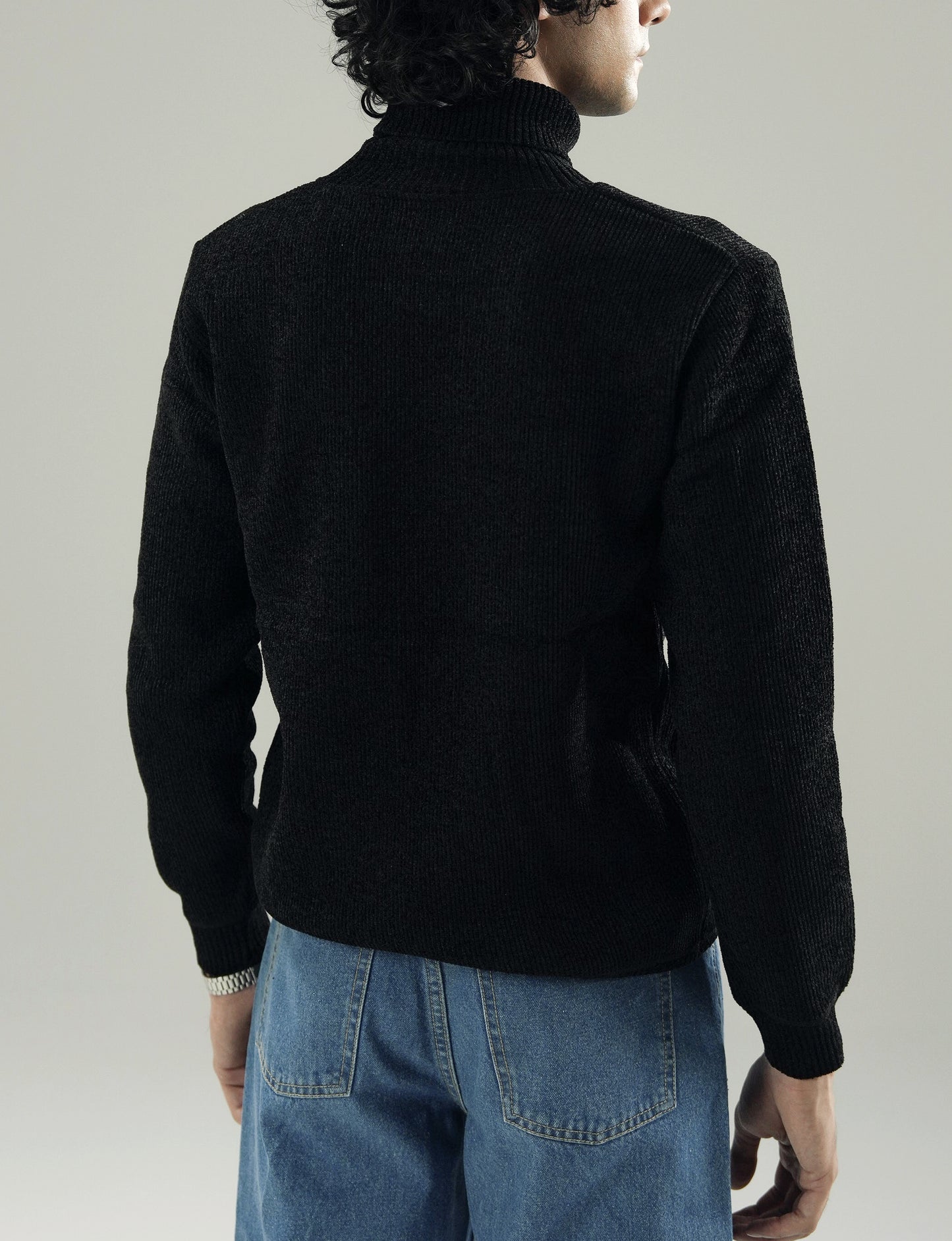 UNISEX TEXTURED TURTLENECK