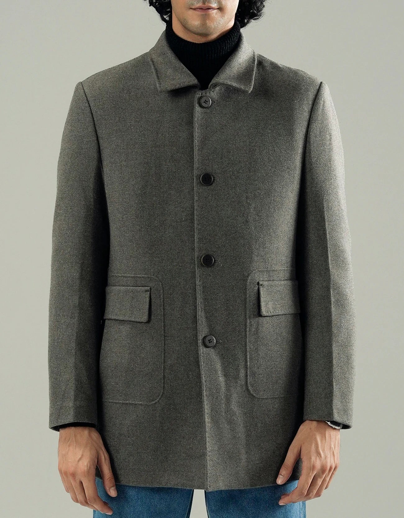 MANDARIAN WOOLEN OVERCOAT