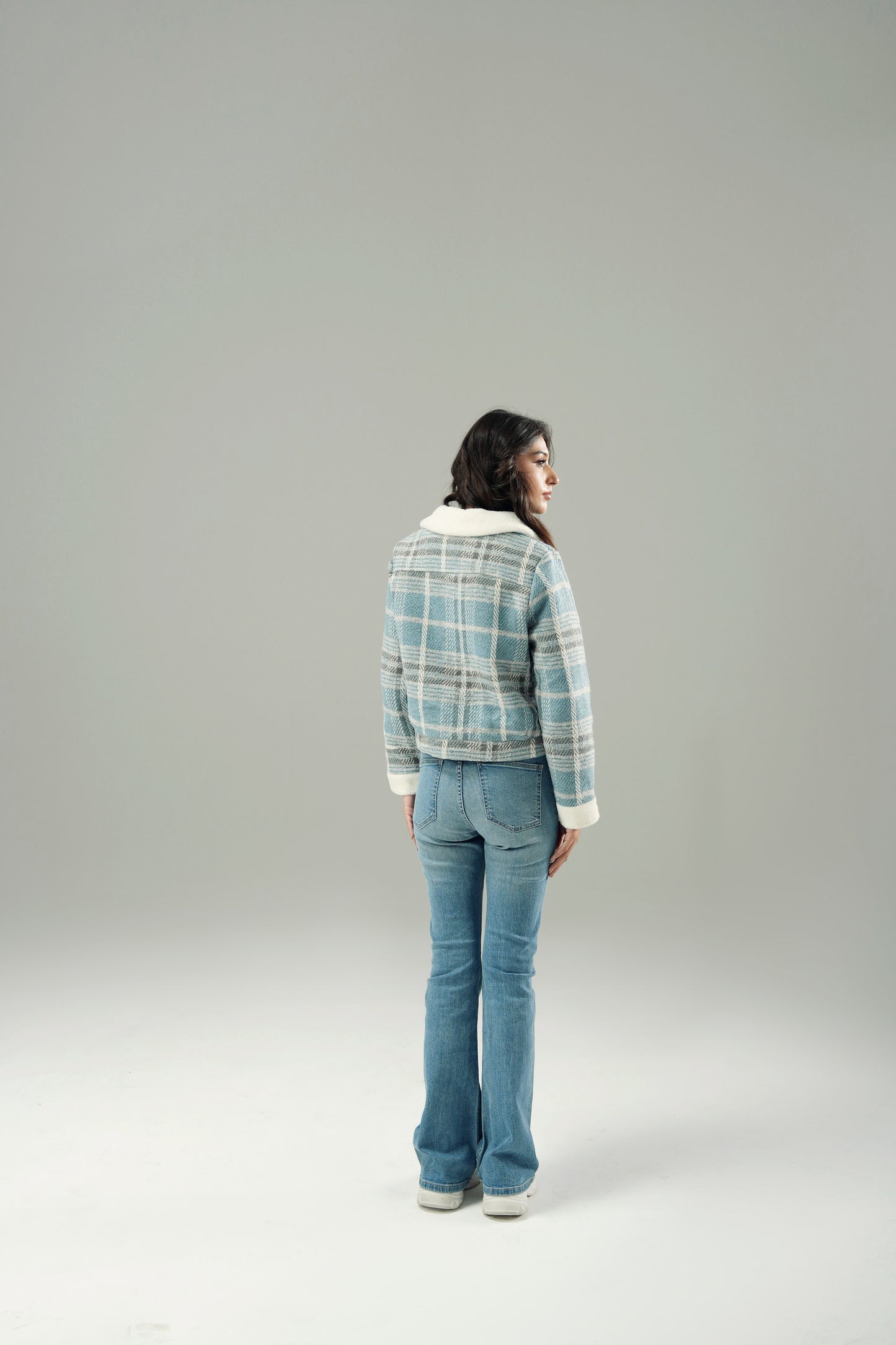WOOLLEN CROPPED JACKET
