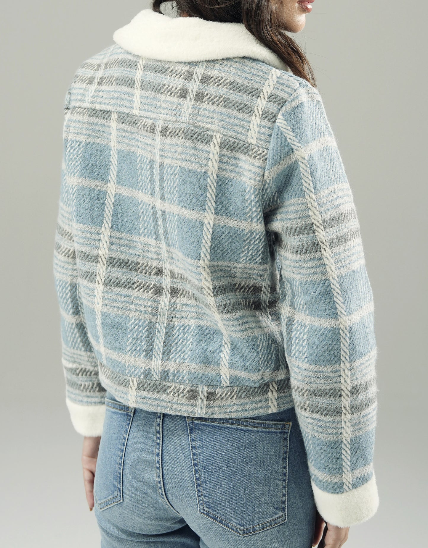 WOOLLEN CROPPED JACKET