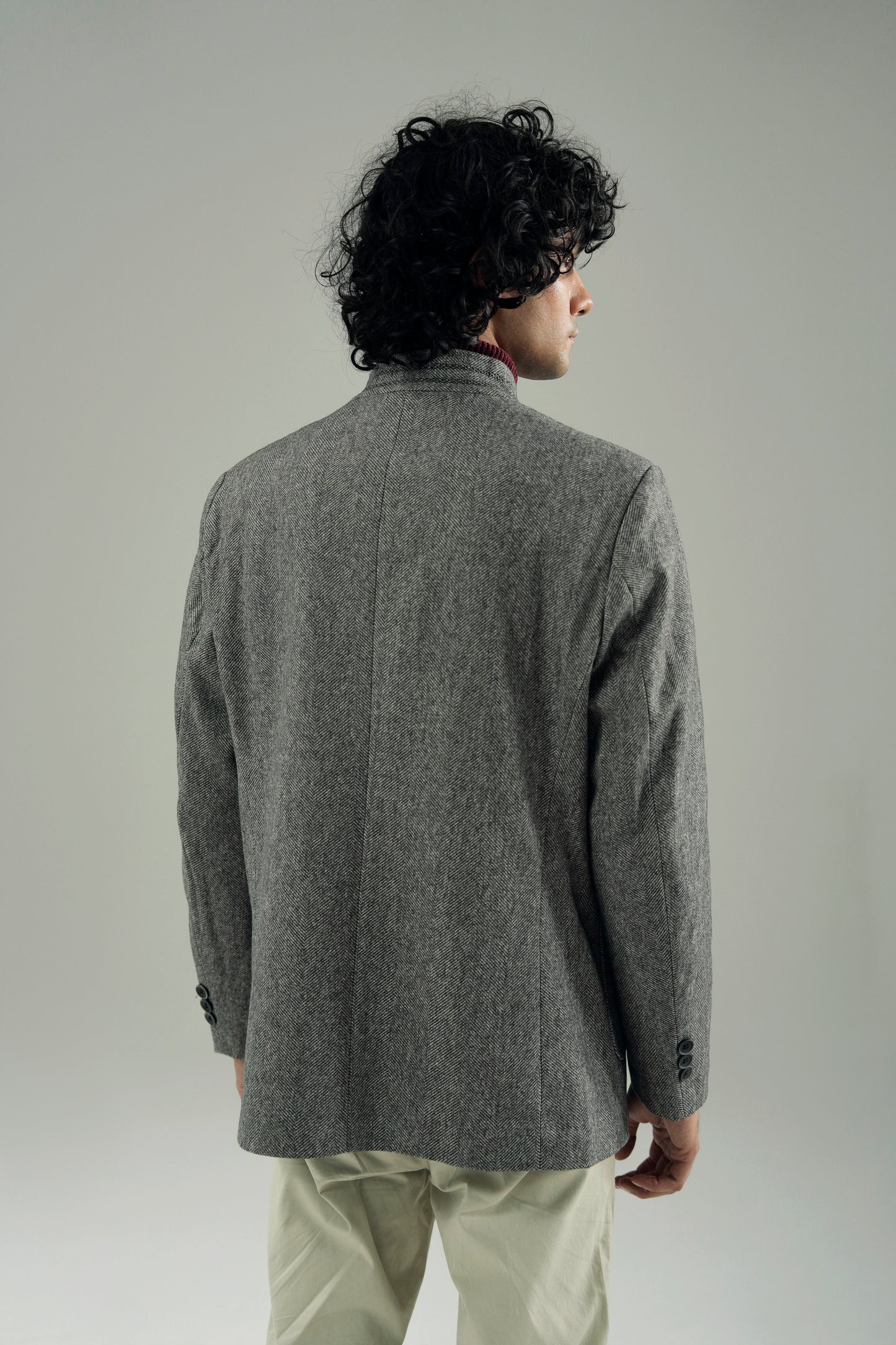 MANDARIAN WOOLEN OVERCOAT