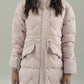 HOODED WIND-PROOF PUFFER
