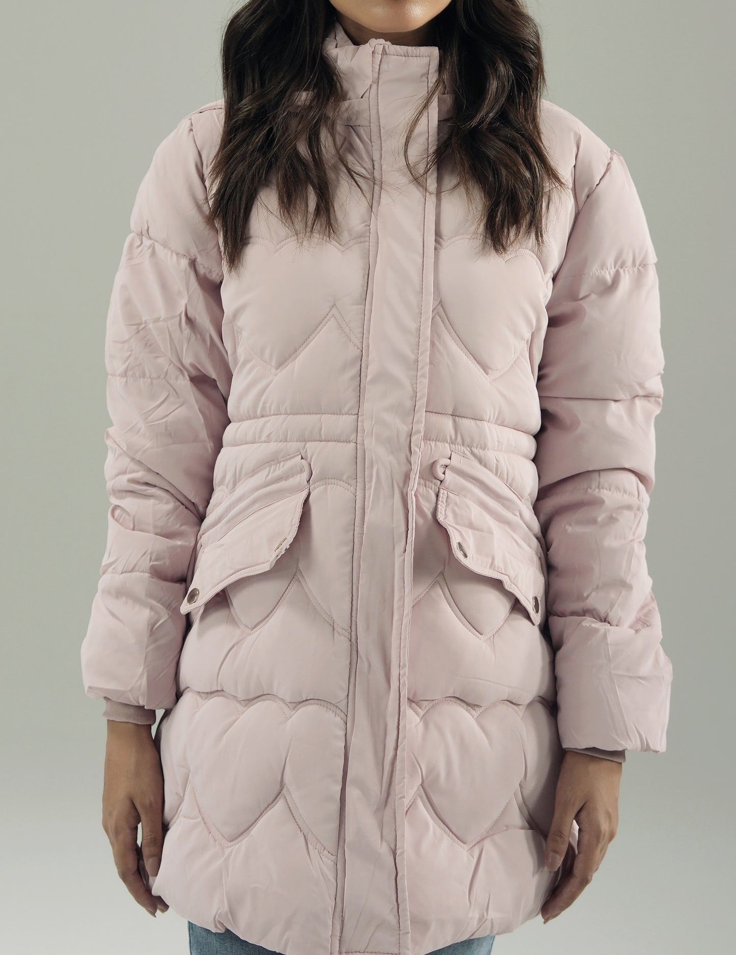 HOODED WIND-PROOF PUFFER