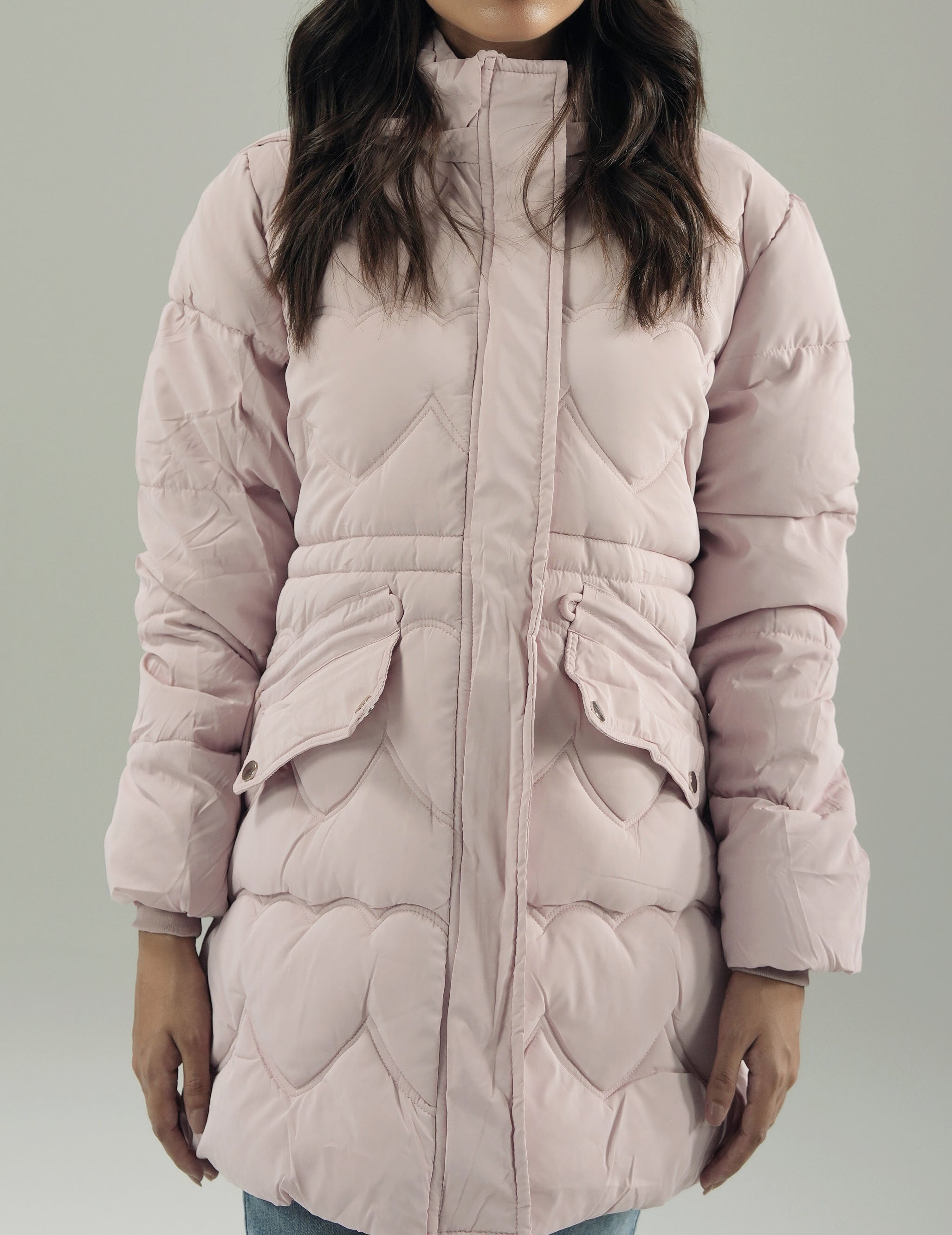 HOODED WIND-PROOF PUFFER