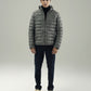 PANELED HOODED PUFFER