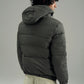 WINDPROOF HOODED PUFFER