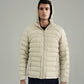 PANELED HOODED PUFFER