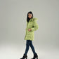 HOODED WIND-PROOF PUFFER