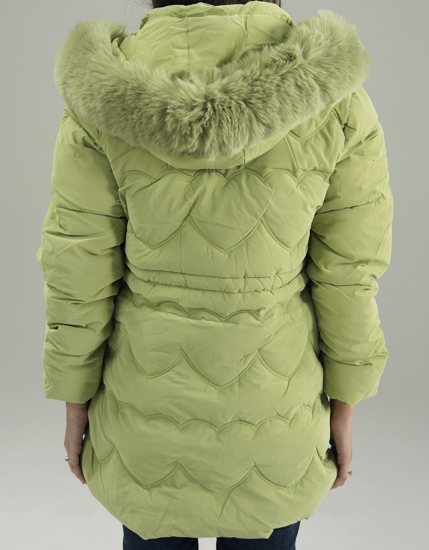 HOODED WIND-PROOF PUFFER