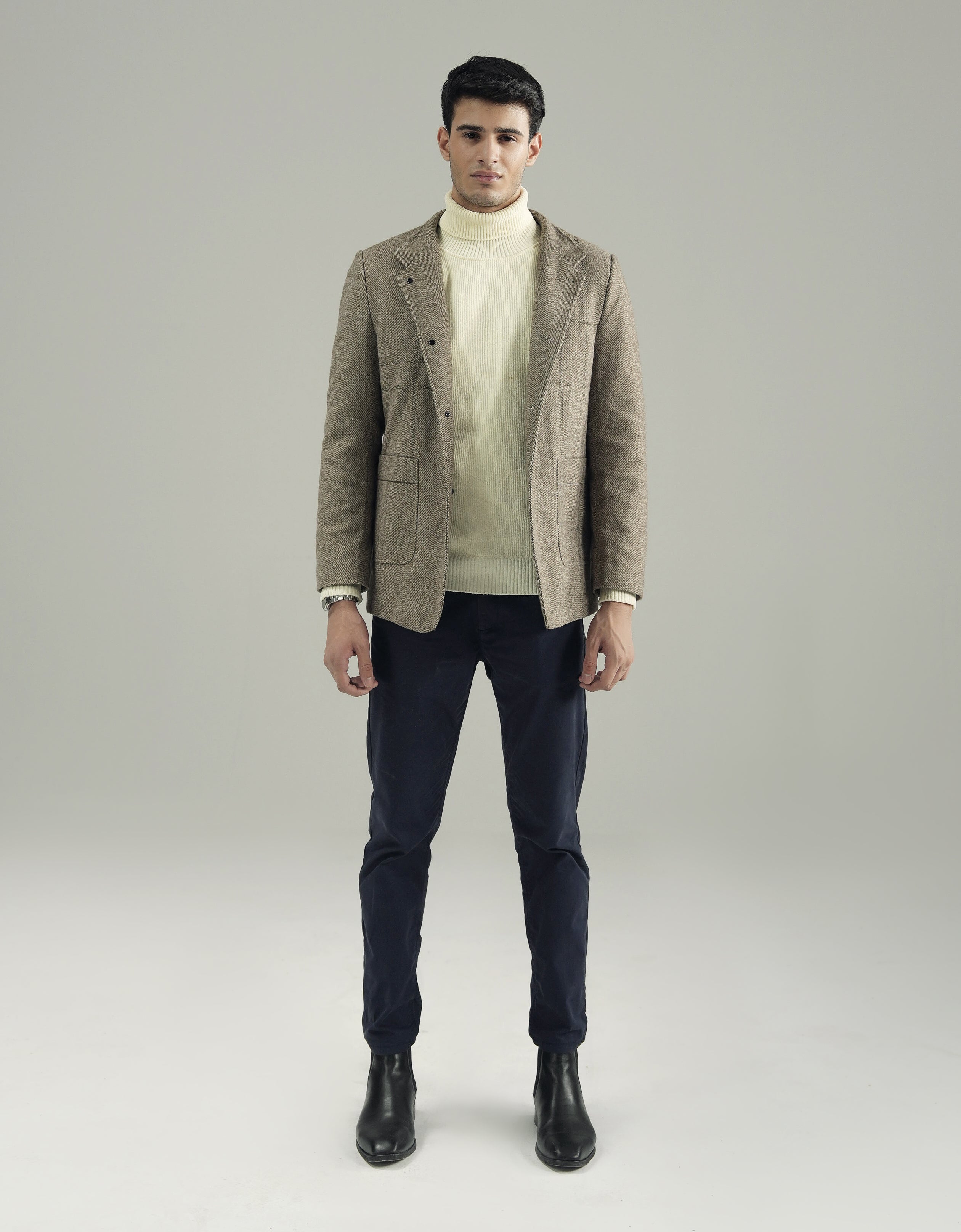 MANDARIAN WOOLEN OVERCOAT