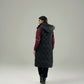 HOODED WINDPROOF SLEEVELESS PUFFER