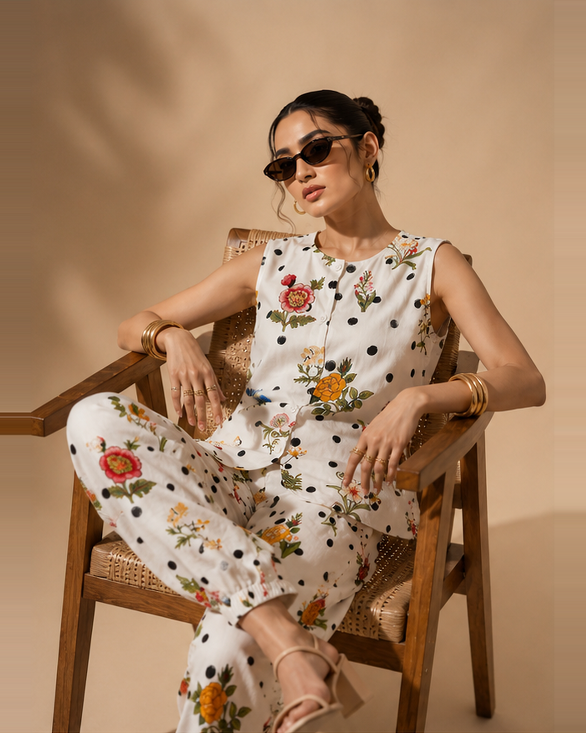 POLKA PETAL CO-ORD SET