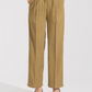 TEXTURED WIDE LEG PANTS