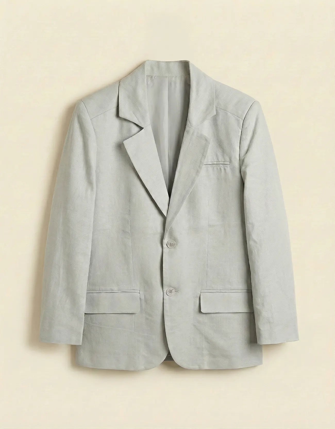 LINEN FLAP POCKET BLAZER