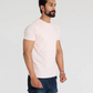 TEXTURED PANELLED T-SHIRT