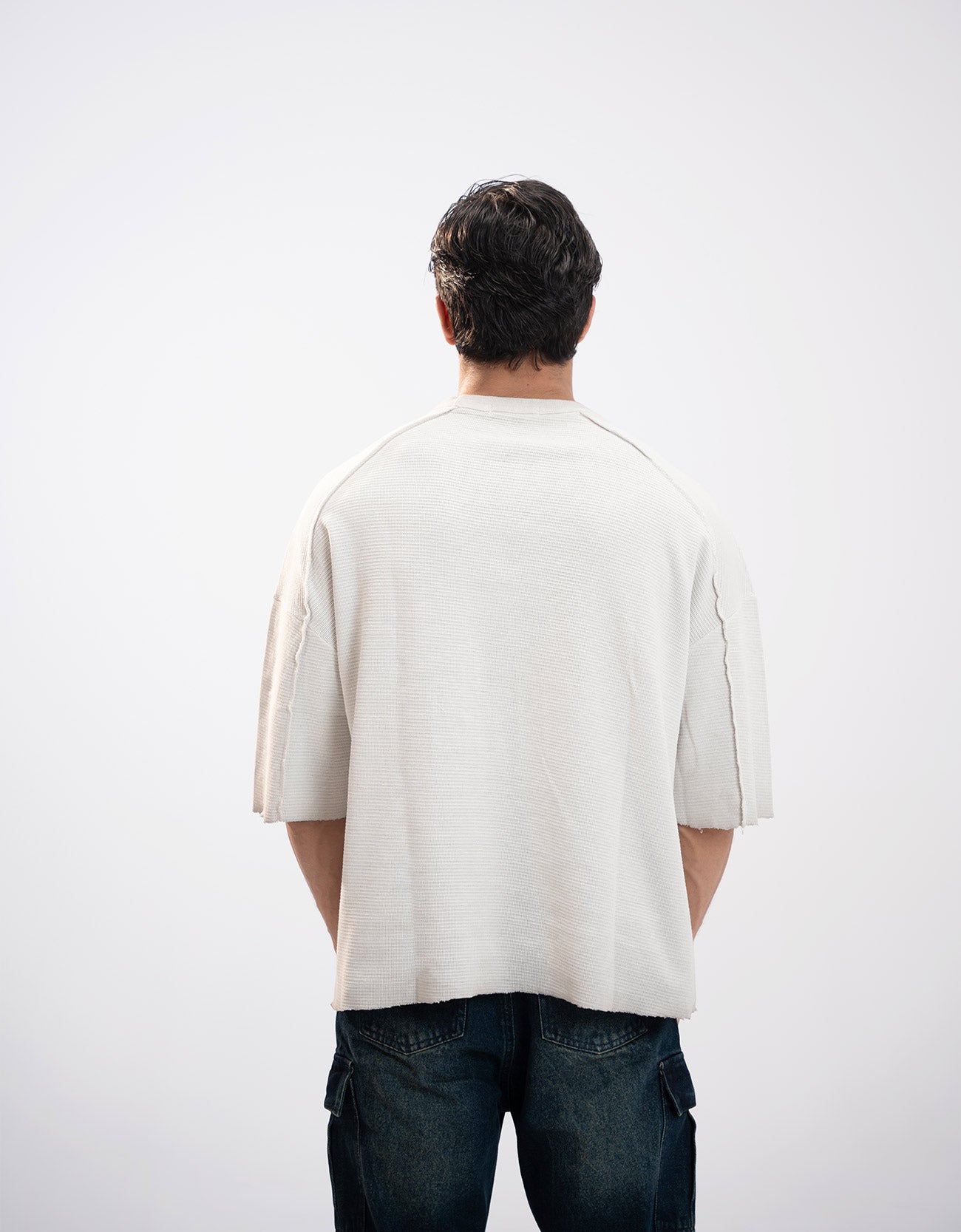 TEXTURED TIE-DYE T-SHIRT