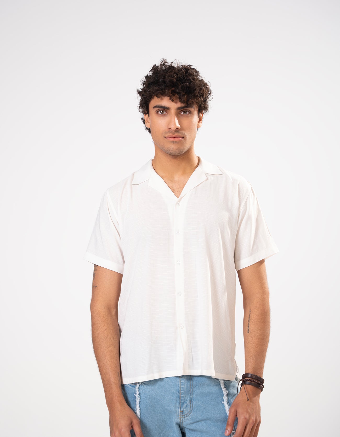 TEXTURED SAFARI SHIRT