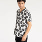 SAFARI FLOWERAL BUTTON DOWN SHIRT