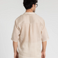 LINEN FLAP POCKET SHORT SLEEVES SHIRT