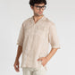 LINEN FLAP POCKET SHORT SLEEVES SHIRT